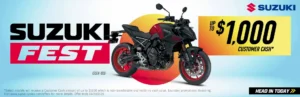 Read more about the article Suzuki Fest – $1,000 Customer Cash