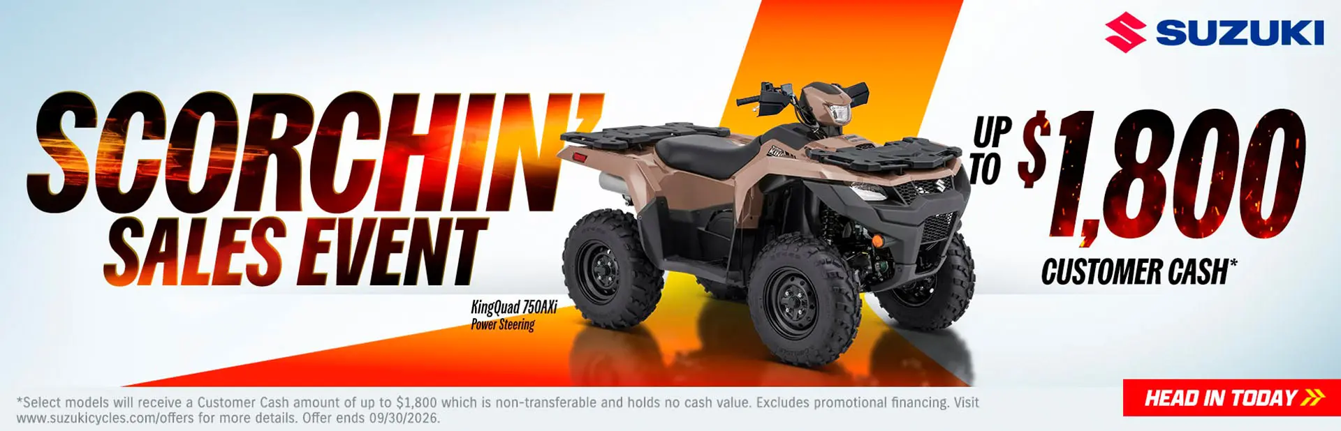 You are currently viewing Suzuki – SCORCHIN’ SALES EVENT