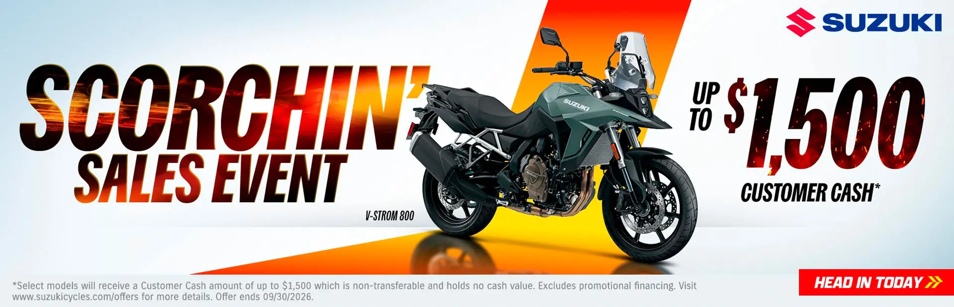 You are currently viewing Suzuki – SCORCHIN’ SALES EVENT